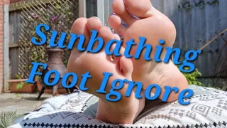 Sunbathing Foot Ignore