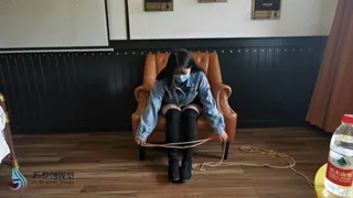 Binding of black boots girl(Chinese model Lin Luo)