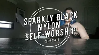 Sparkly Nylon Self-Worship