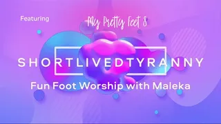 Fun Foot Worship with Maleka