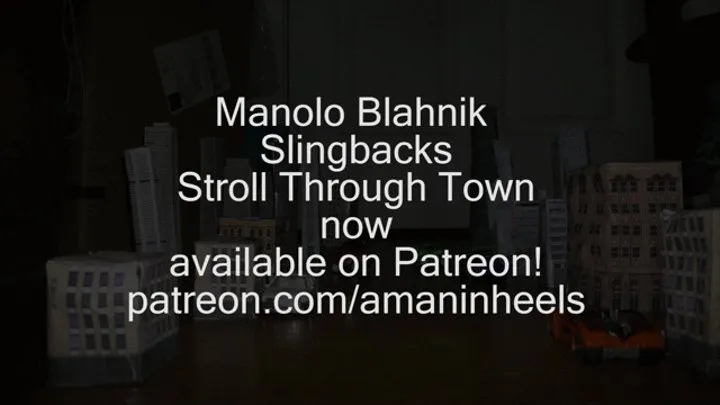 amaninheels | Giant Crossdresser | Manolo Blahniks Stroll Through Town