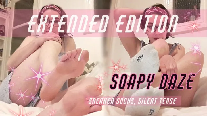 *Extended Edition* Sneaker socks + barefoot, silent tease POV