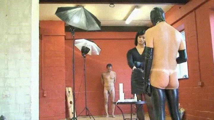 Male Slaves In The Domina Studio 2-Asshole Dilation- Full