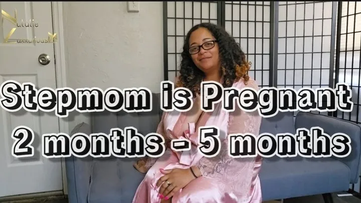 Stepmom is Pregnant TABOO 2 - 5 Months Comparison and Tease With Stepson