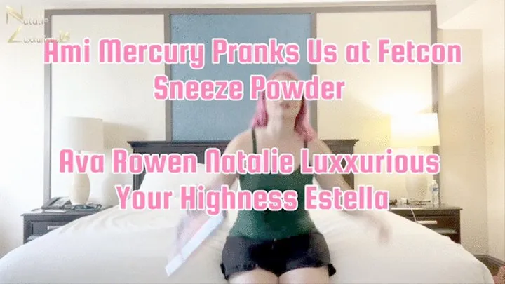 Fetcon Sneezing Powder Practical Joke on Us