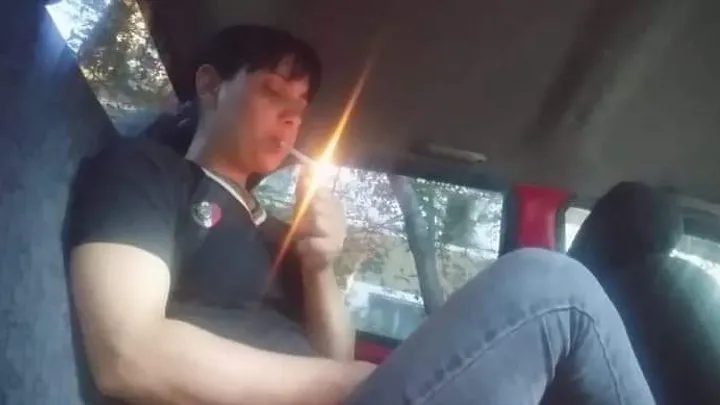 smoking in the car