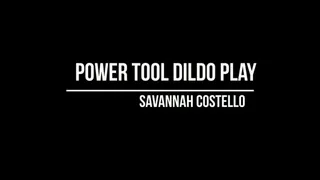 Savannah Costello - Power Tool Dildo Play