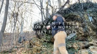 Big Belly Worship & Belly Drops outside in nature