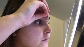 Eye Brow Plucking