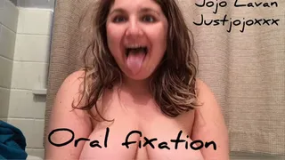 Oral Fixation Mouth Fetish Tits Out Edition