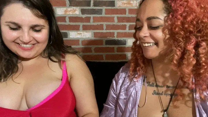 Bestfriends talk about their sneeze fetish and use sneeze powder together