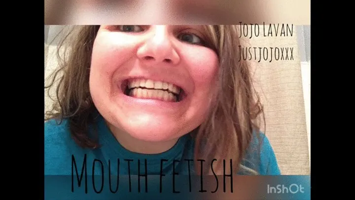 Mouth throat tongue teeth fetish