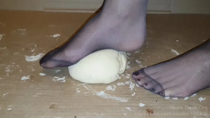 Dough Trample in Stockings