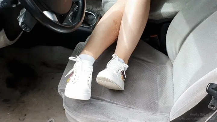 White Sweet Summer Sneakers Tease