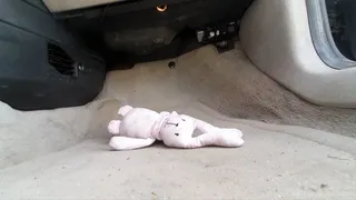 CANDID ACCIDENTAL Plushie trample in Car #8
