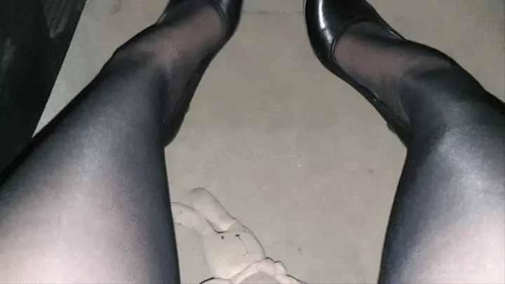 Plushie in Office Heels at Night 5