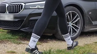 Hard Revving BMW 5 series White Socks