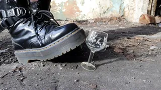 Glass Cups Crush with Dr Martens
