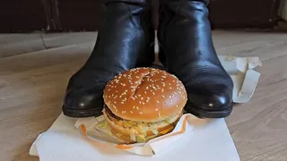 Big Mac Crush in Flat Leather Boots