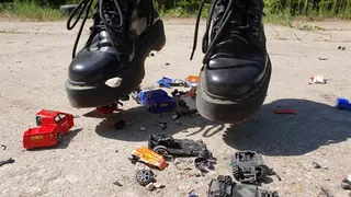 Tiny Toy Cars Crush in Dr Martens