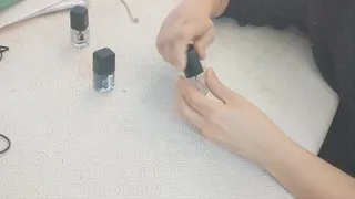 Nail polish session