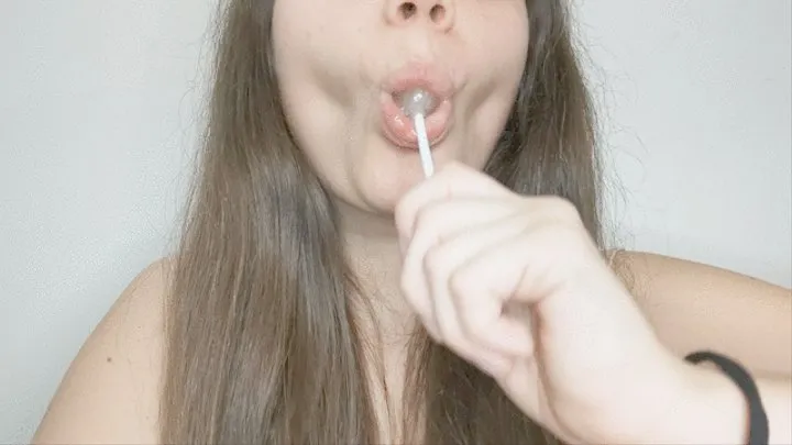 Licking and destroying Lollipop