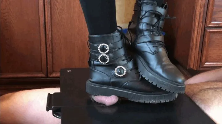 Goddess Kate Combat Boots Ballbusting