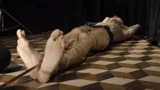 NICKY TIED IN A FLOOR AND VERY HOT TICKLE camera 1