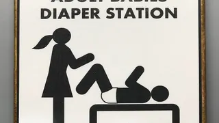 Adult Baby Diaper Station