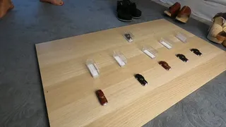 Limited edition modelcars vs wooden plateau