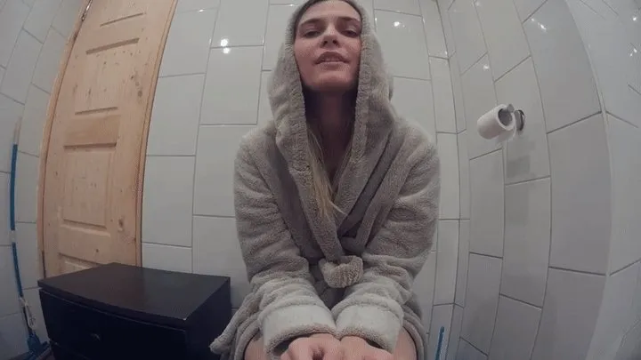 Powerful stream of your Mistress's pee