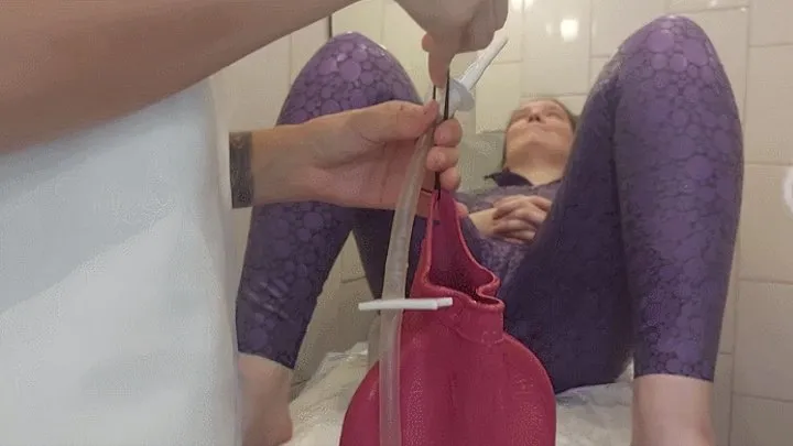 Latex tranny medfet enema