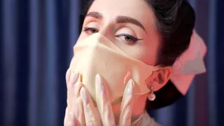 ASMR retro latex nurse