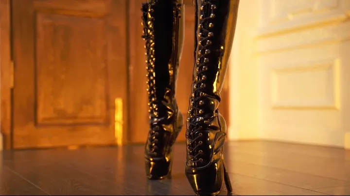 Ballet boots walk ASMR