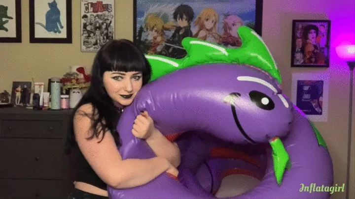 My Inflatable Snake Hugs Back