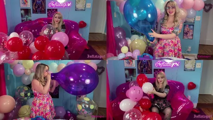 Your mean step-sister pops your balloons - compilation