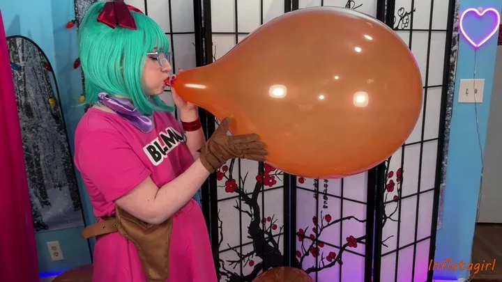 Bulma Blow to Pops 3 Big Dragon Ball Balloons