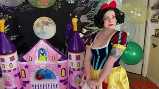 Snow White Gets True Love's Fuck In Inflatable Castle Bed