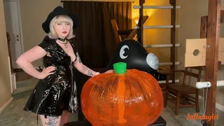 Witch Fucks Inflatable Pumpkin