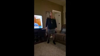 Deb Fucking In Her New Chinese Laundry Stiletto Spiked Heel Boots With Failed Orgasm Due to a Foot Cramp 2 (11-5-2020)