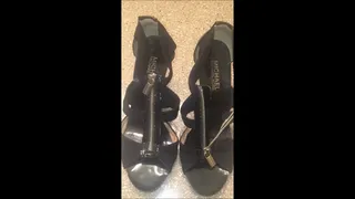 Debbie Fucking Her Hubby in Hawaii Wearing Her Stiletto Spiked Heel Michael Kors Designer Sandals C4S