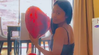 Sexy Camylle Senuslly Rides And Pops All Your Valentines Day Mylar Balloons