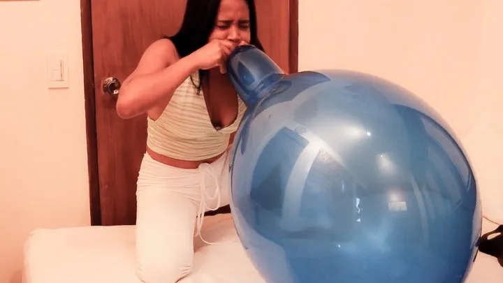 SEXY Stella Blows To Pop 2 Of your Tuftex 17 Inch Balloons