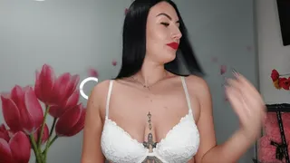 Mesmerizing boobs in 5 bras 1