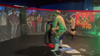 Sarah vs Ricky - Pro Wrestling Match - HD