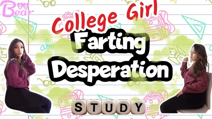 Farting Desperation: College Girl