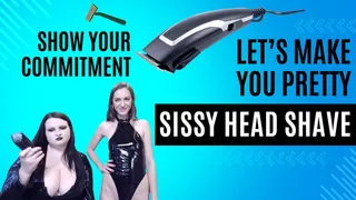 Sissy Head Shaving and Transformation Lucy Aura