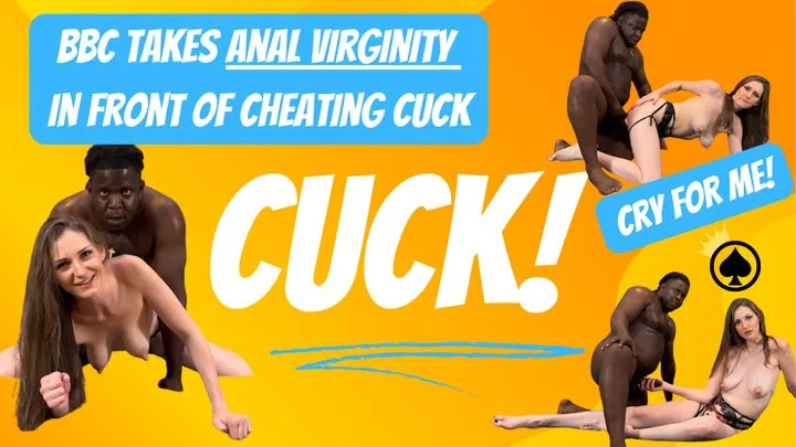 BBC Takes Anal Virginity in Front of Cheating Cuck with Lucy Aura