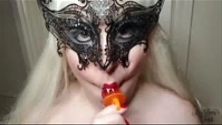 Miss Lacey Sucks on a Ring Pop Lollipop Like it's Your Cock