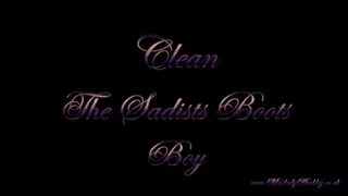 Clean The Sadists boots boy